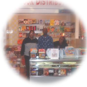 JAMACIA STORE MANAGER DAVID SPARKS - POSES WITH CAROL & BRENDA AT THE END OF THE DAY